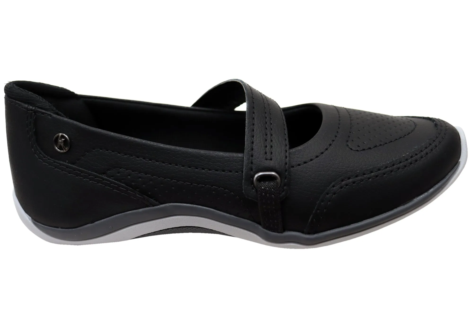 Foam Lining Running Errands Dark Edge Kolosh Astrid Womens Comfortable Mary Jane Shoes Made In Brazil