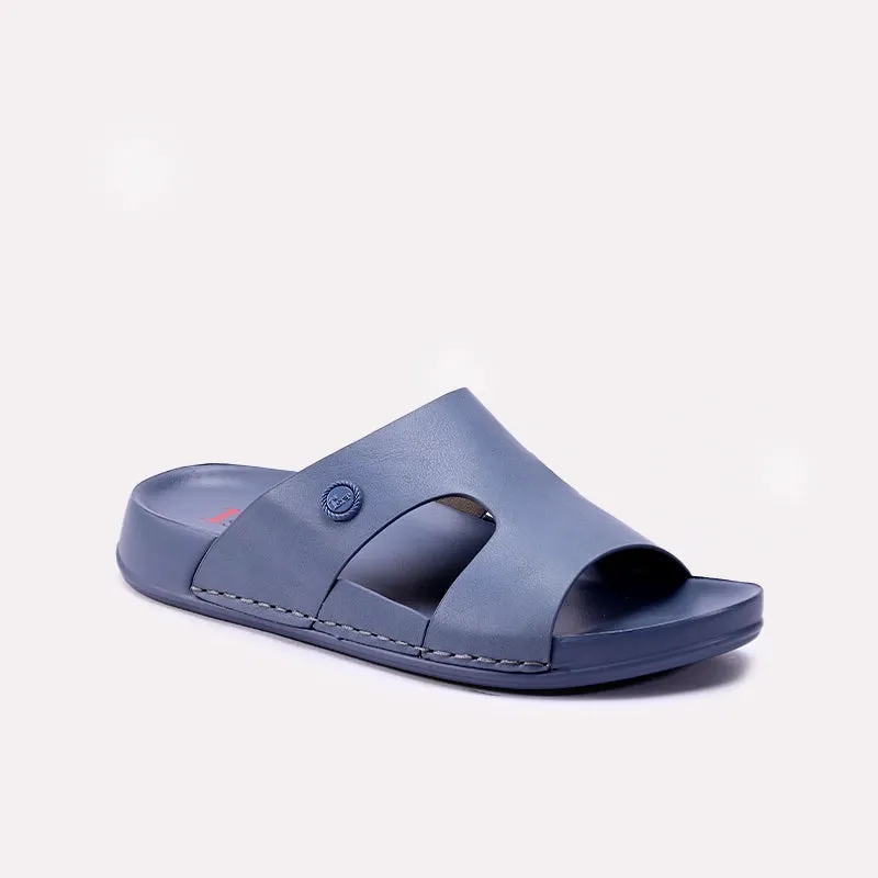 Womens Blue Casual Slippers 0413343 Slip Resistant Modern Commuters