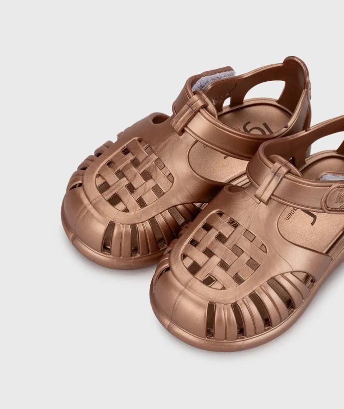 Footwear for Men Igor Boy's And Girl's Tobby Metal Sandals - Bronce