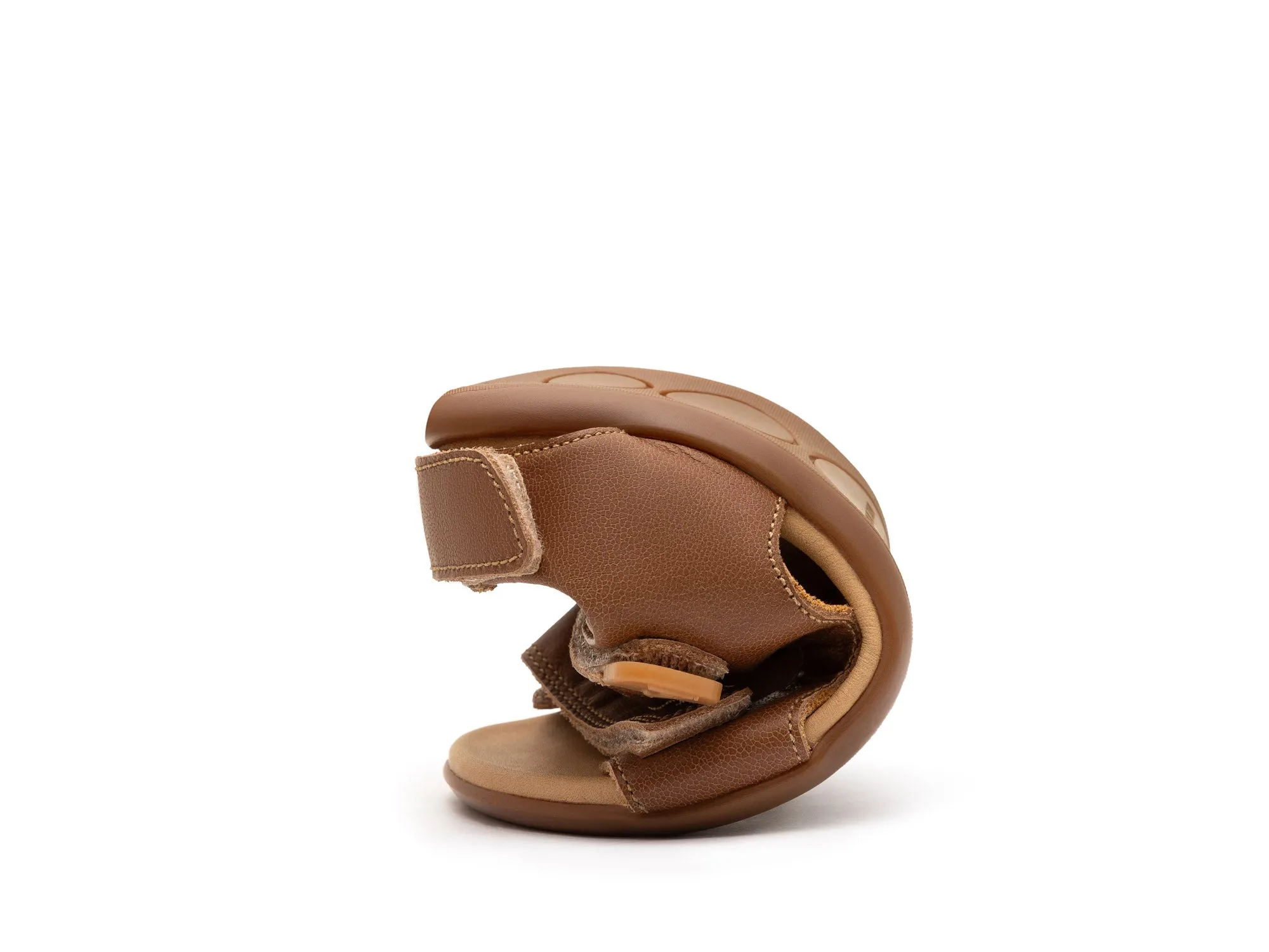Tip Toey Joey Boy's And Girl's Explorer Sandals - Whisky Relax Fit Bare Foot