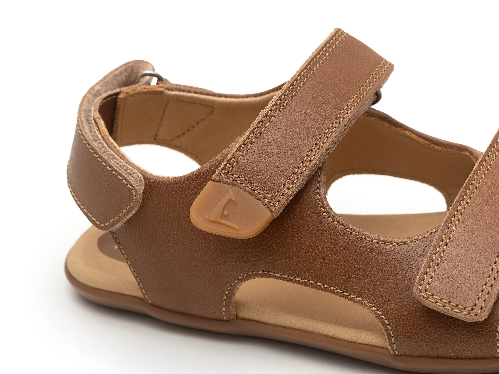 Heel Support Tip Toey Joey Boy's And Girl's Explorer Sandals - Whisky