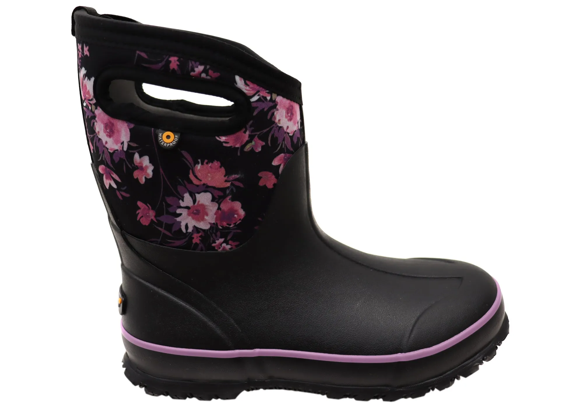 Rugged Build Day Wear Bogs Womens Classic Mid Painterly Comfortable Gumboots