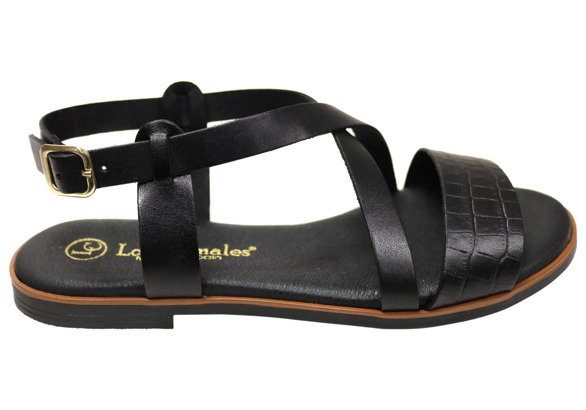 Resort Mood Lola Canales Mistee Womens Comfortable Leather Sandals Made In Spain