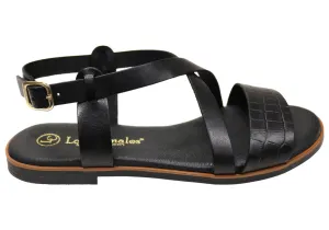 Adjustable Sole Lola Canales Mistee Womens Comfortable Leather Sandals Made In Spain