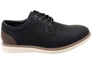Nunn Bush By Florsheim Mens EE Extra Wide Chase Plain Ox Shoes Flexible Base Round Tip