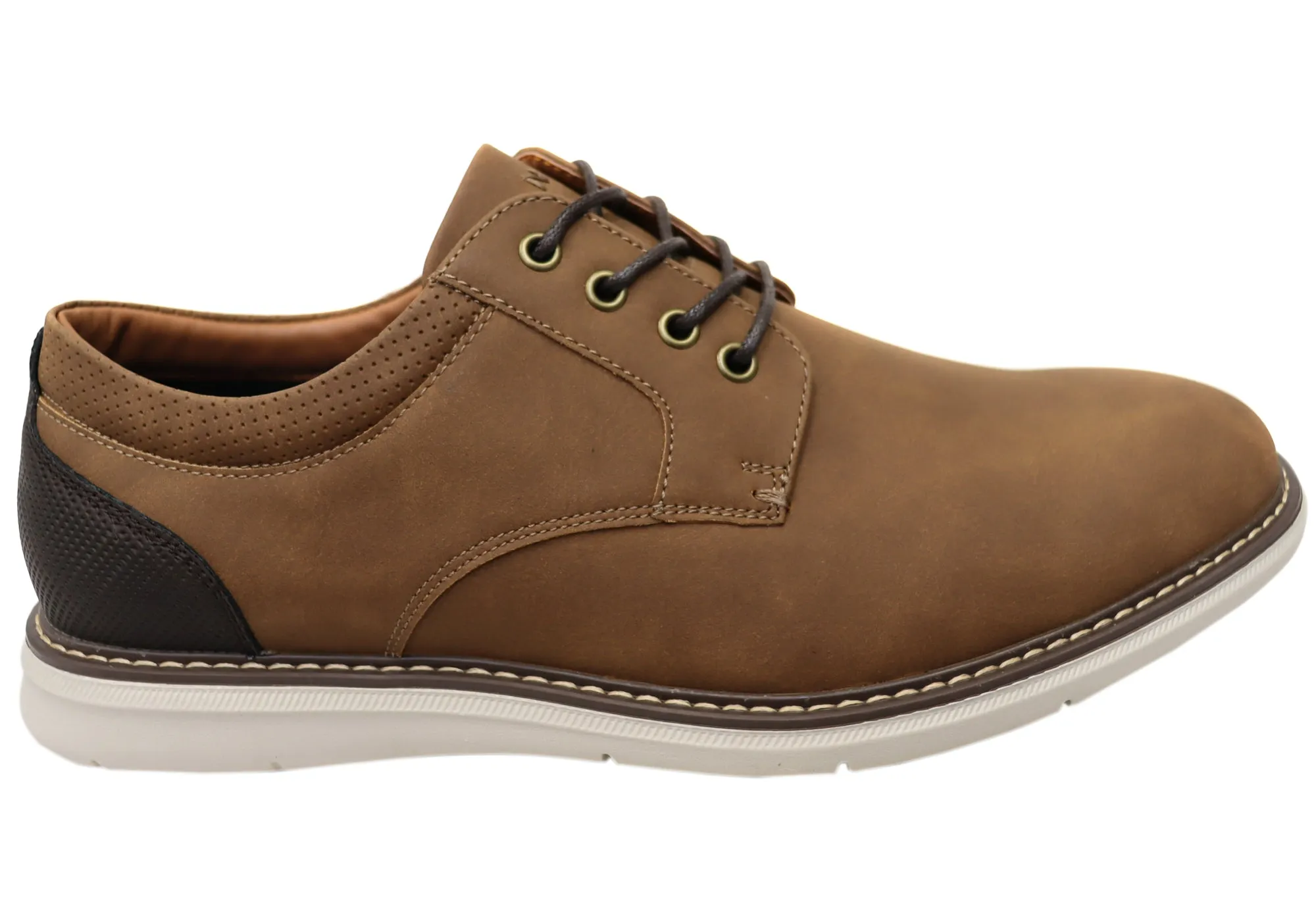 Arch Support Wellness Seekers Hot Day Nunn Bush By Florsheim Mens EE Extra Wide Chase Plain Ox Shoes
