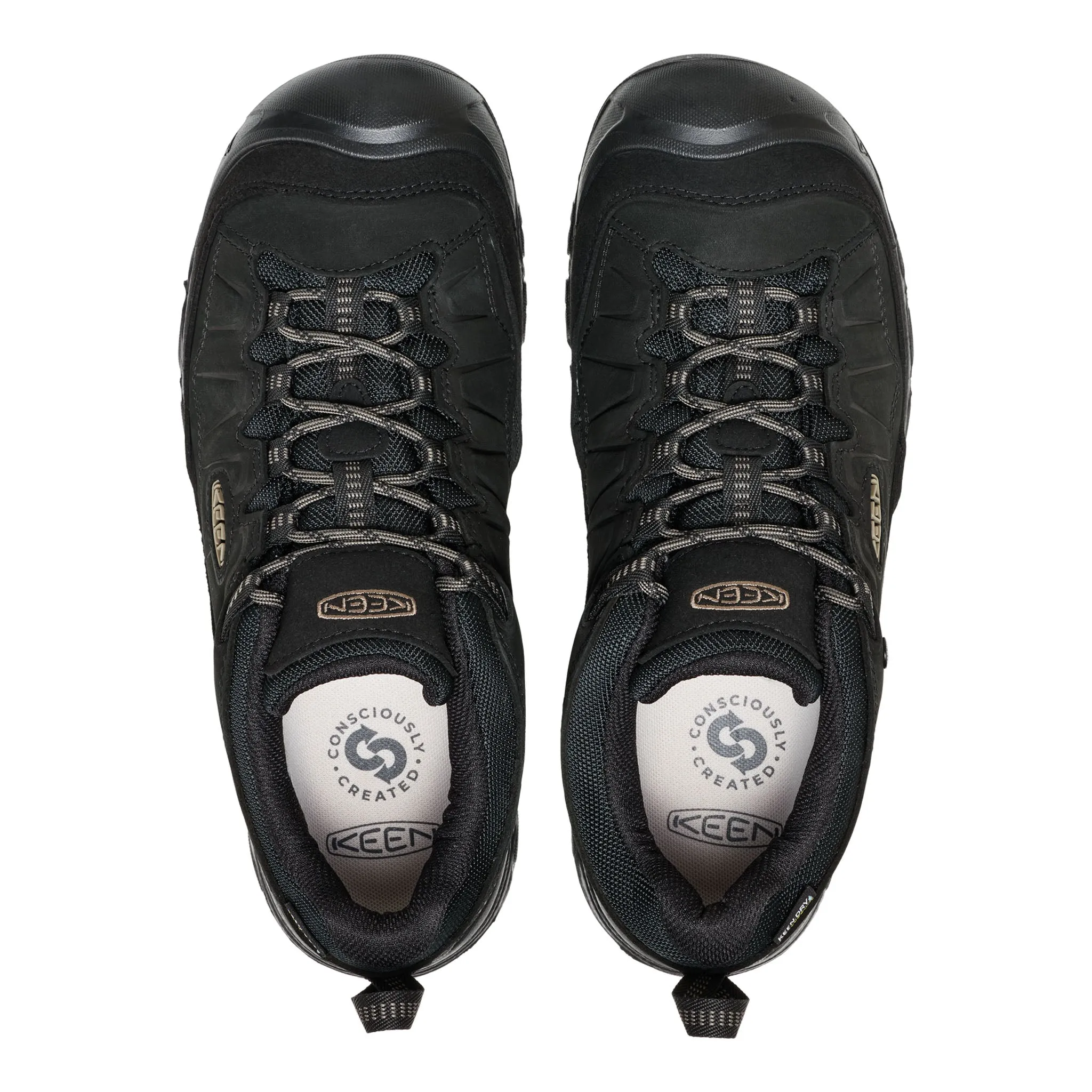 Men's Targhee IV Waterproof Triple Black Runway Glow All Day Road Trip