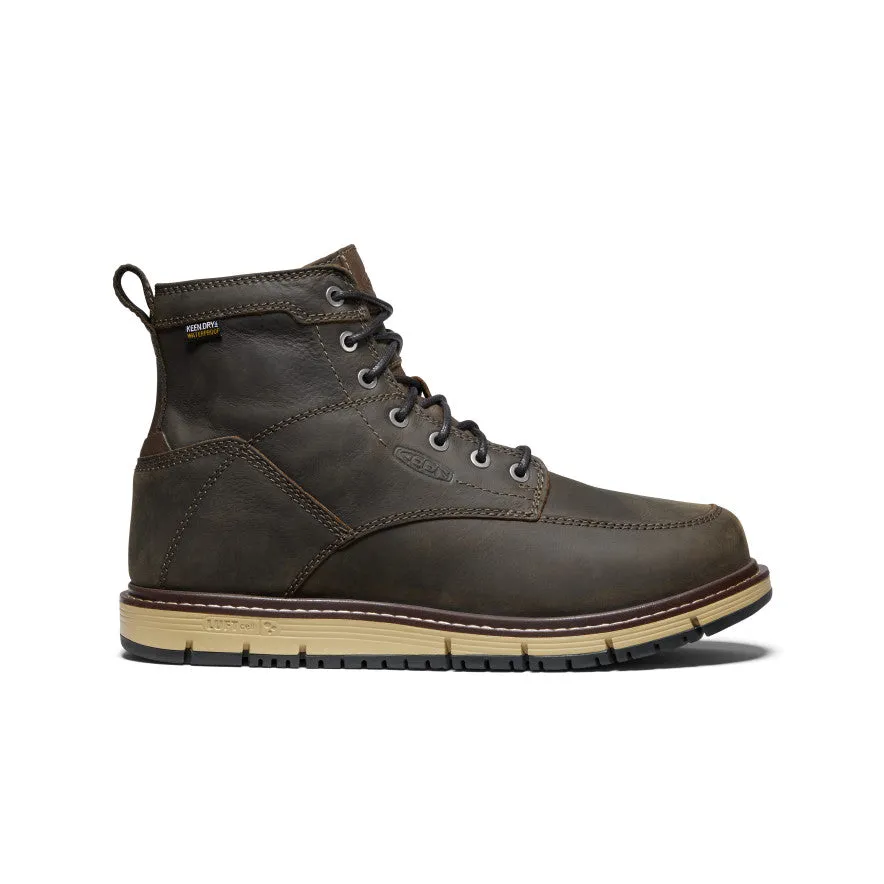 Comfortable Walk Construction Ready Men's San Jose 6" Waterproof Boot (Soft Toe)  |  Cascade Brown