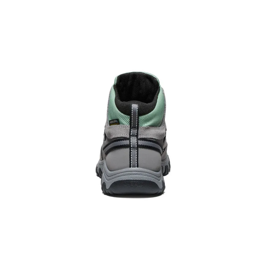 Slip Block Big Kids' Targhee IV Waterproof Hiking Boot  |  Alloy/Granite Green