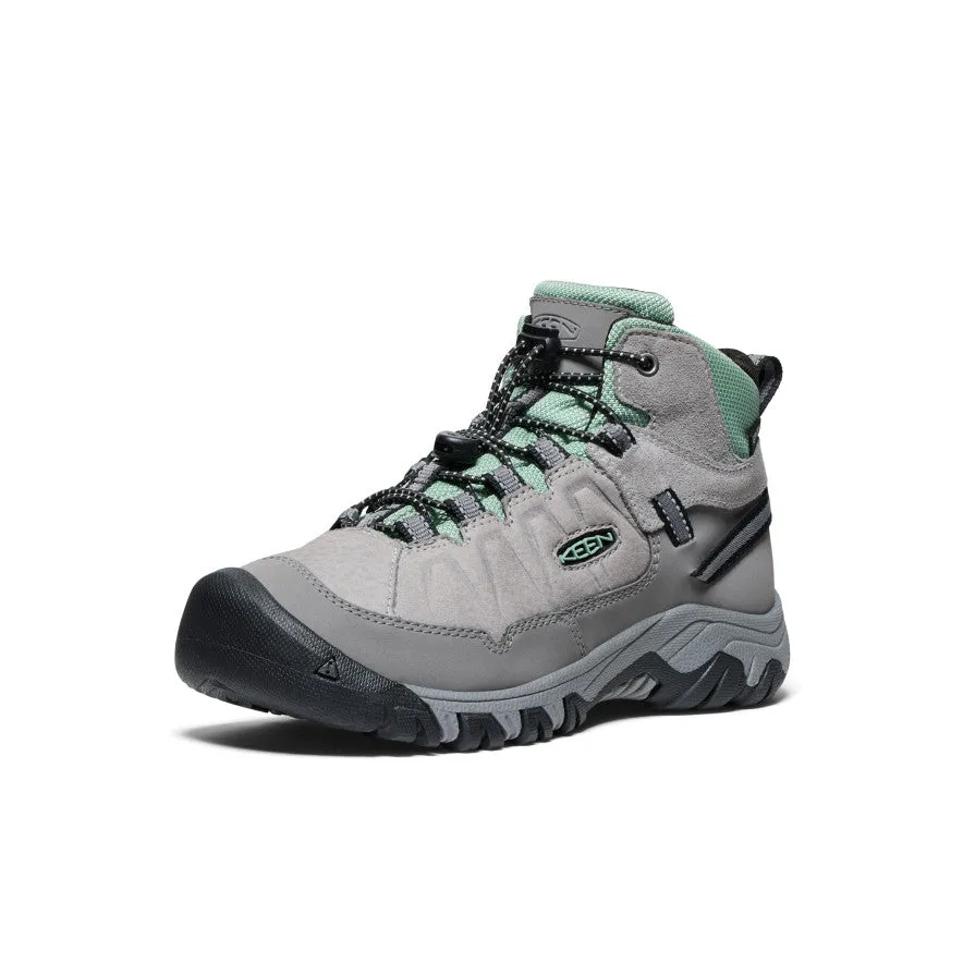 Craft Collector Big Kids' Targhee IV Waterproof Hiking Boot  |  Alloy/Granite Green