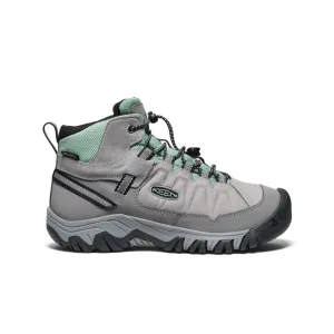 Big Kids' Targhee IV Waterproof Hiking Boot  |  Alloy/Granite Green Flexible Frame Weather Resistant User Transitional Season