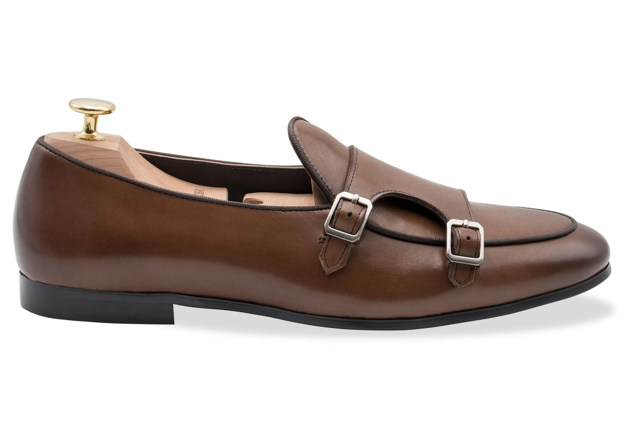 Street Mood Tuerto Chestnut Double Monk Loafer