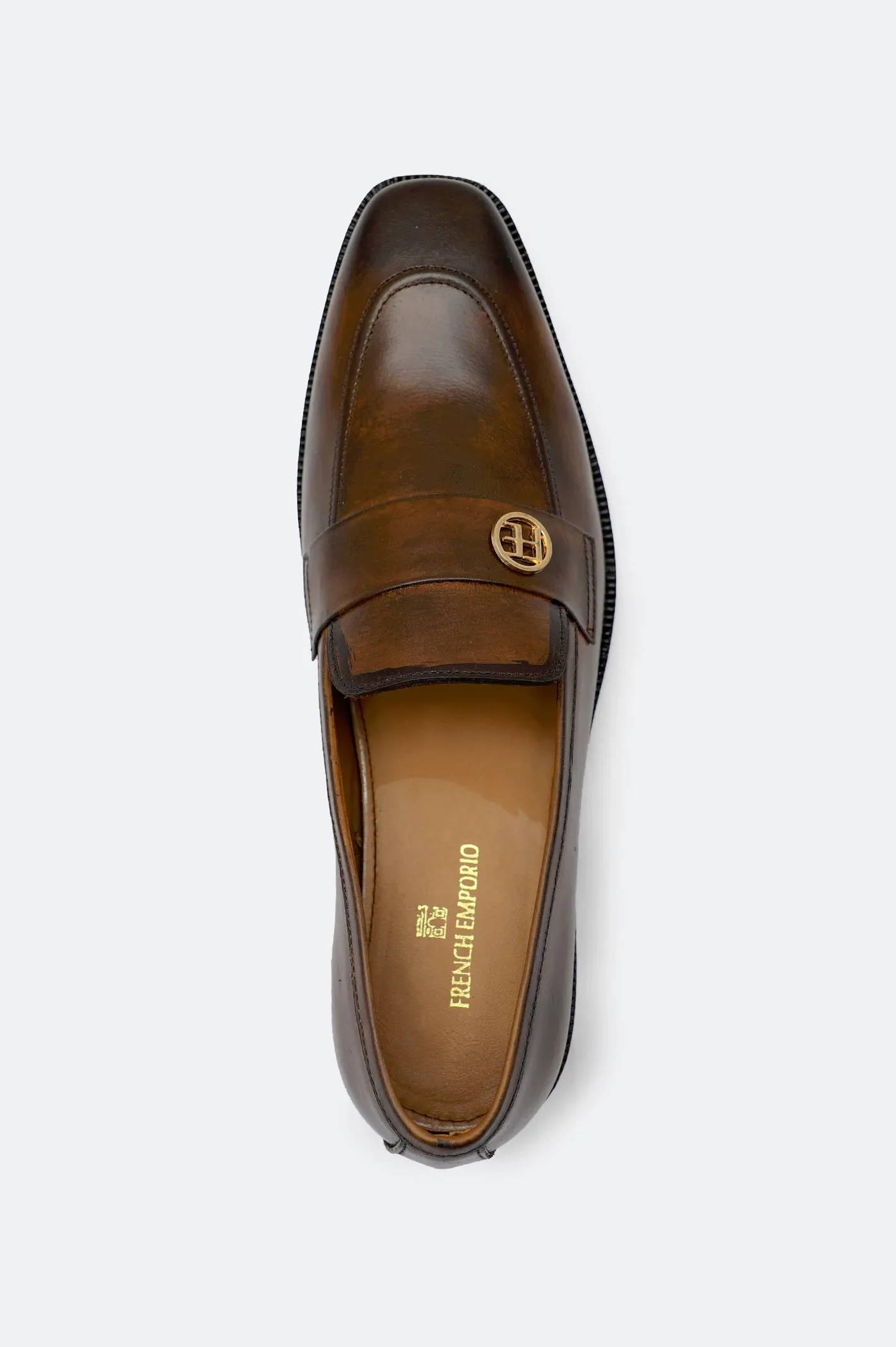 Warm Office Shine Coat Brown Formal Shoes