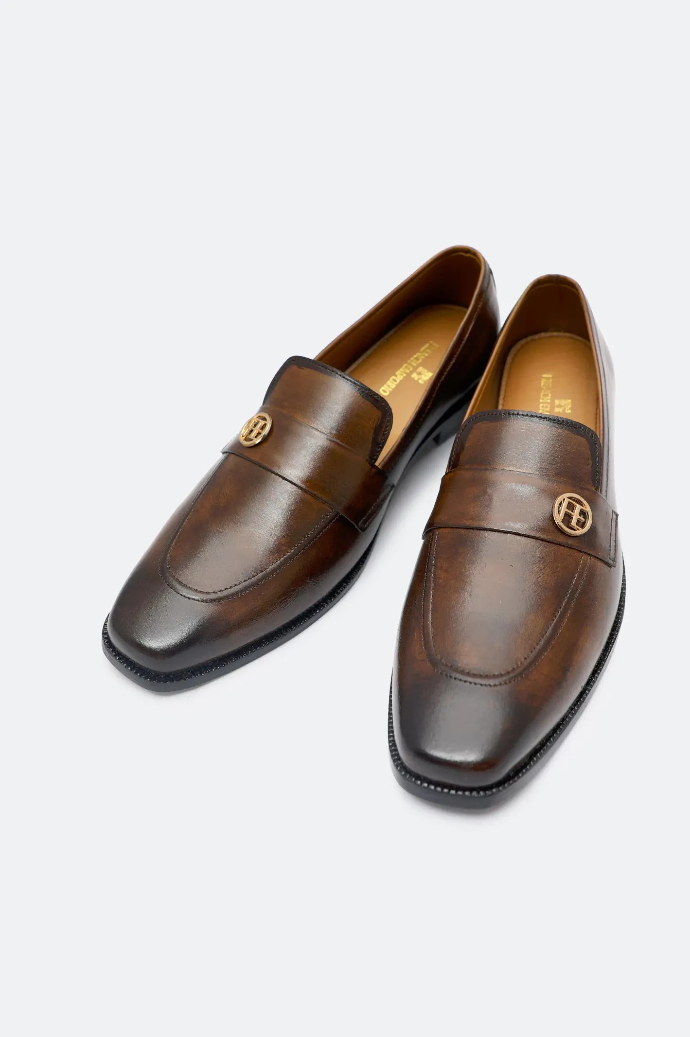Control Edge Flex Walk Brown Formal Shoes