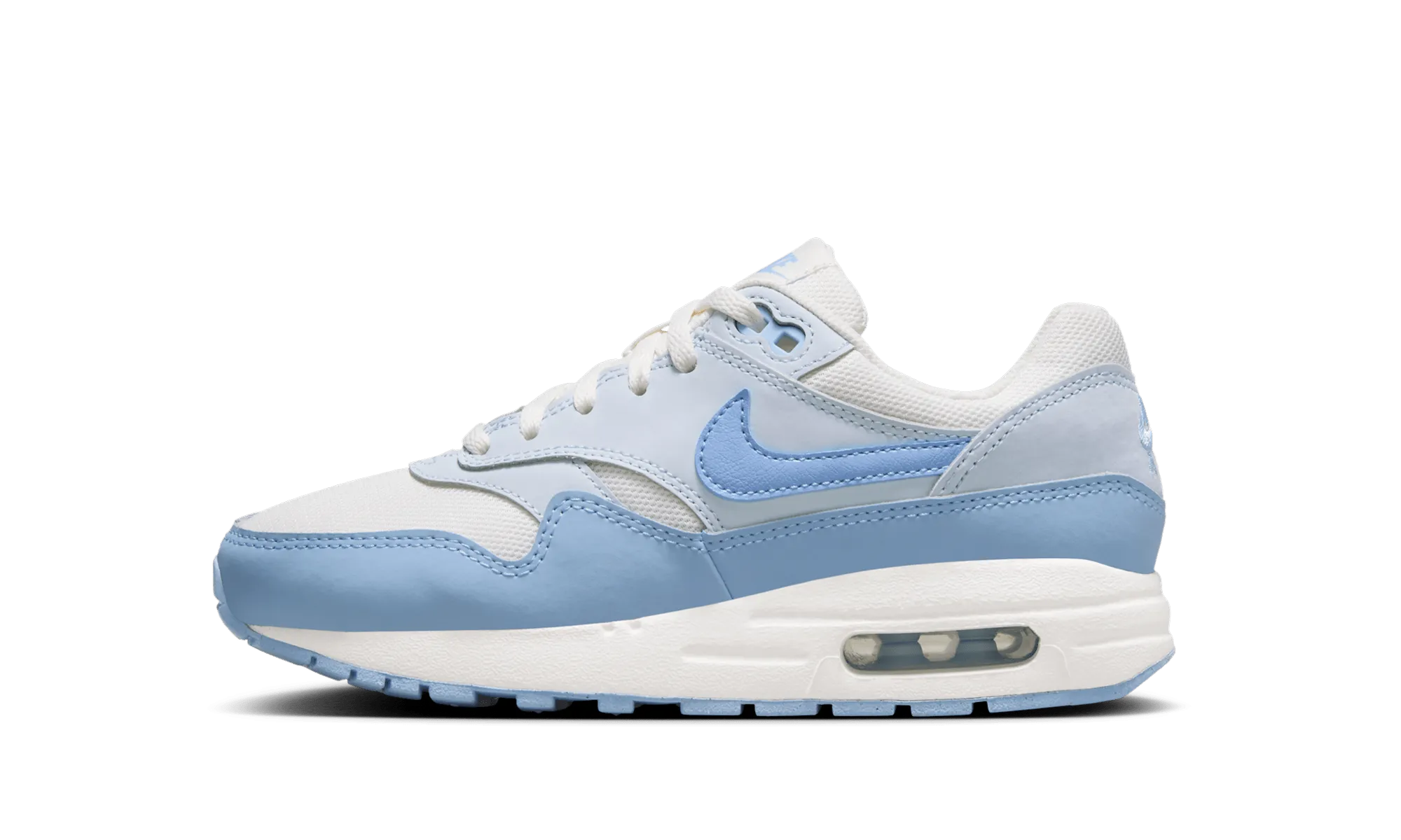 Fashionable Fit Air Max 1 GS "Sail Blue Tint Psychic Blue"