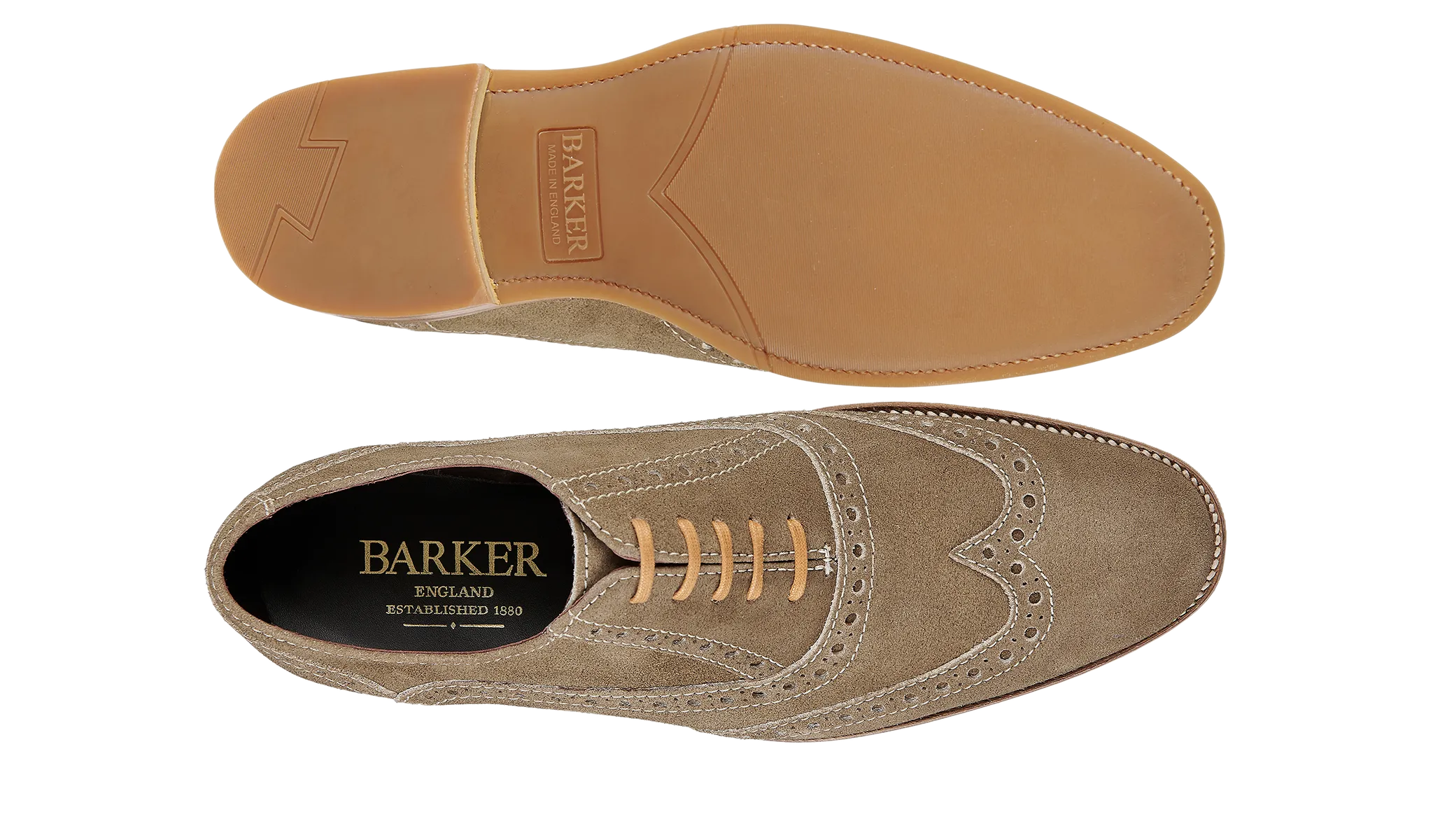 Grant - Taupe Suede True Edge