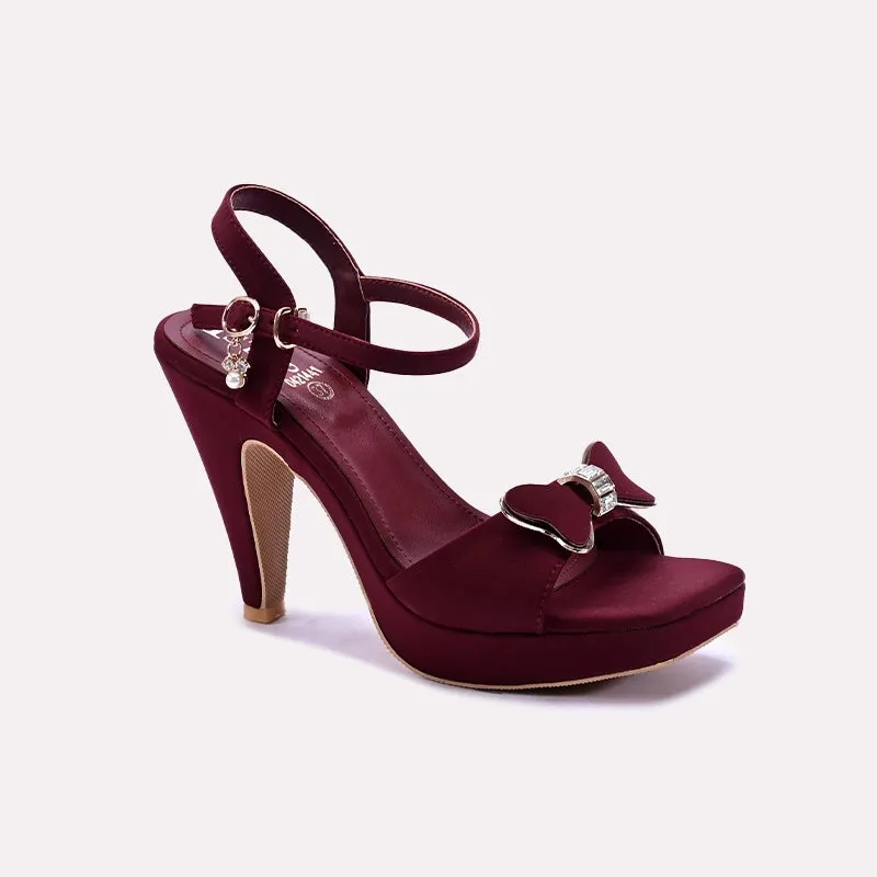 Urban Chill Relaxing Flats Maroon Pointed Heel Casual Sandals 0421441