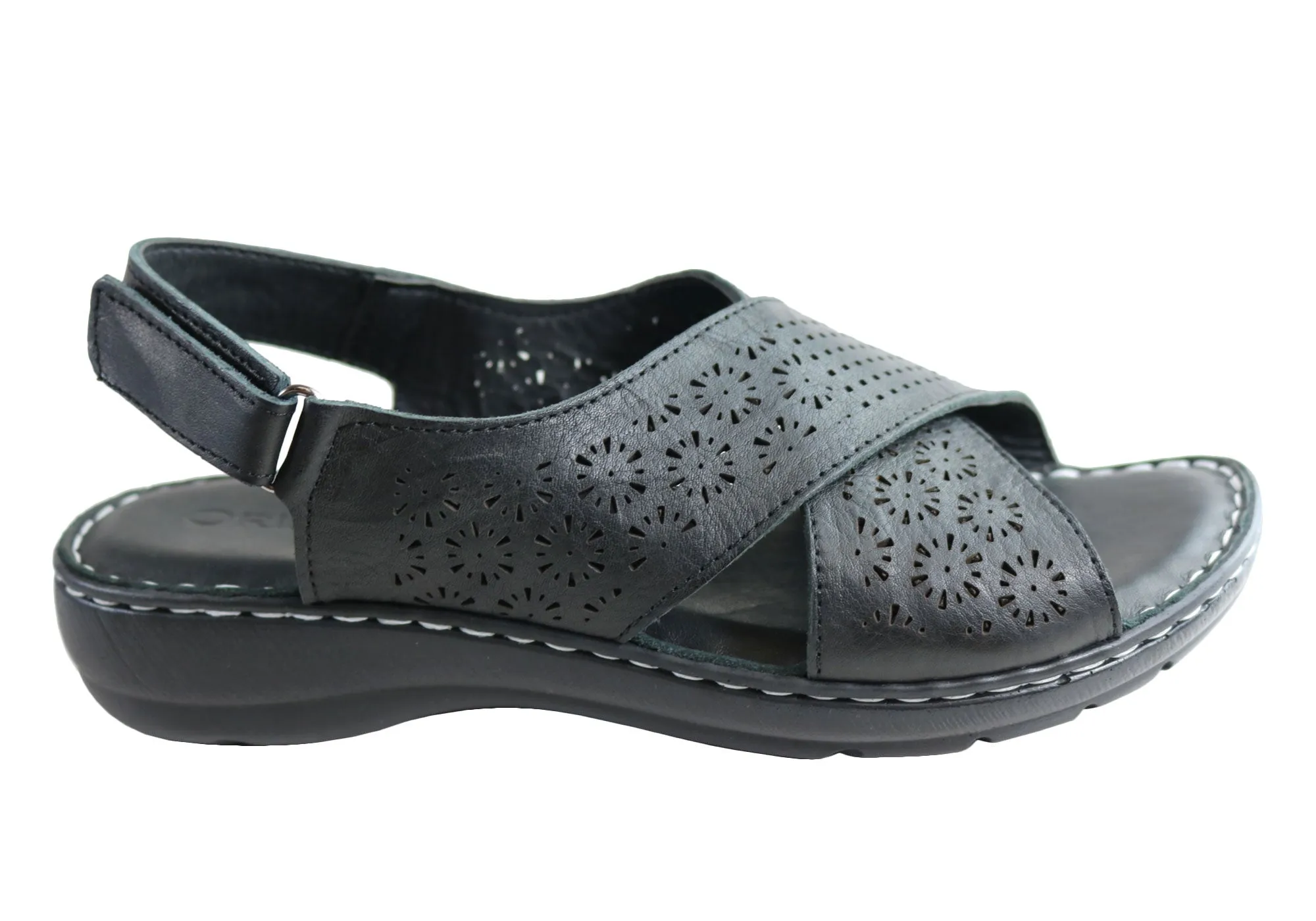 Flexible Fit Shoes slim fit Orizonte Audrey Womens European Leather Comfortable Cushioned Sandals