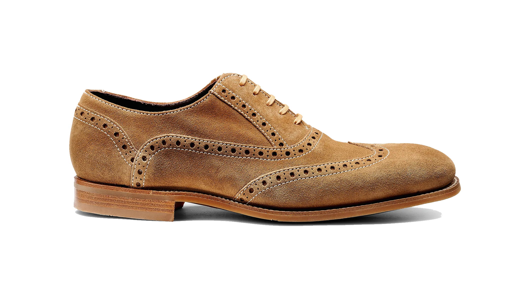 Step Control Premium Leather Grant - Tan Suede