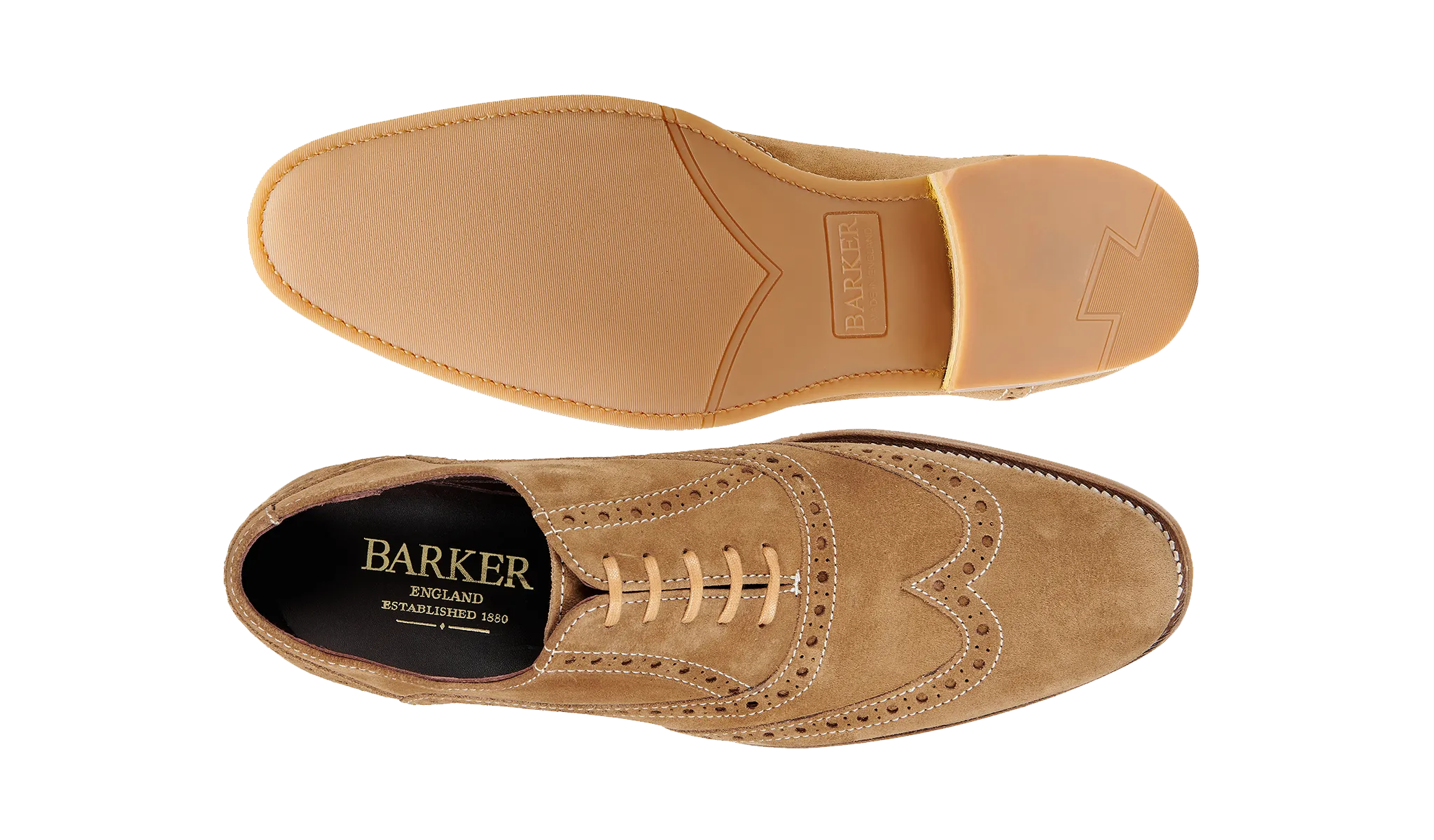 Focus Wear Elastic laces Grant - Tan Suede