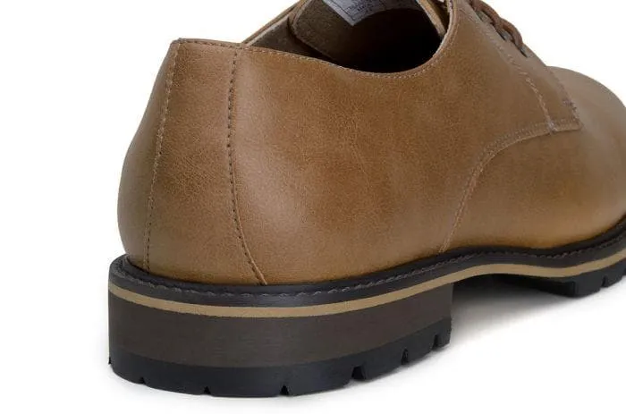 'David' men's derby shoe by Ahimsa - tan Multi Purpose