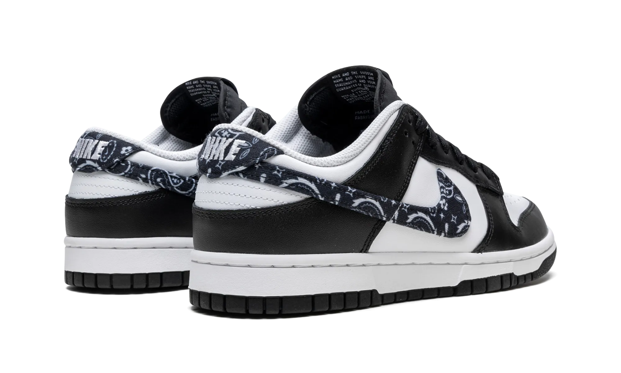Home Style Clean Vibe DUNK LO ESS MNS WMNS "Black Paisley"