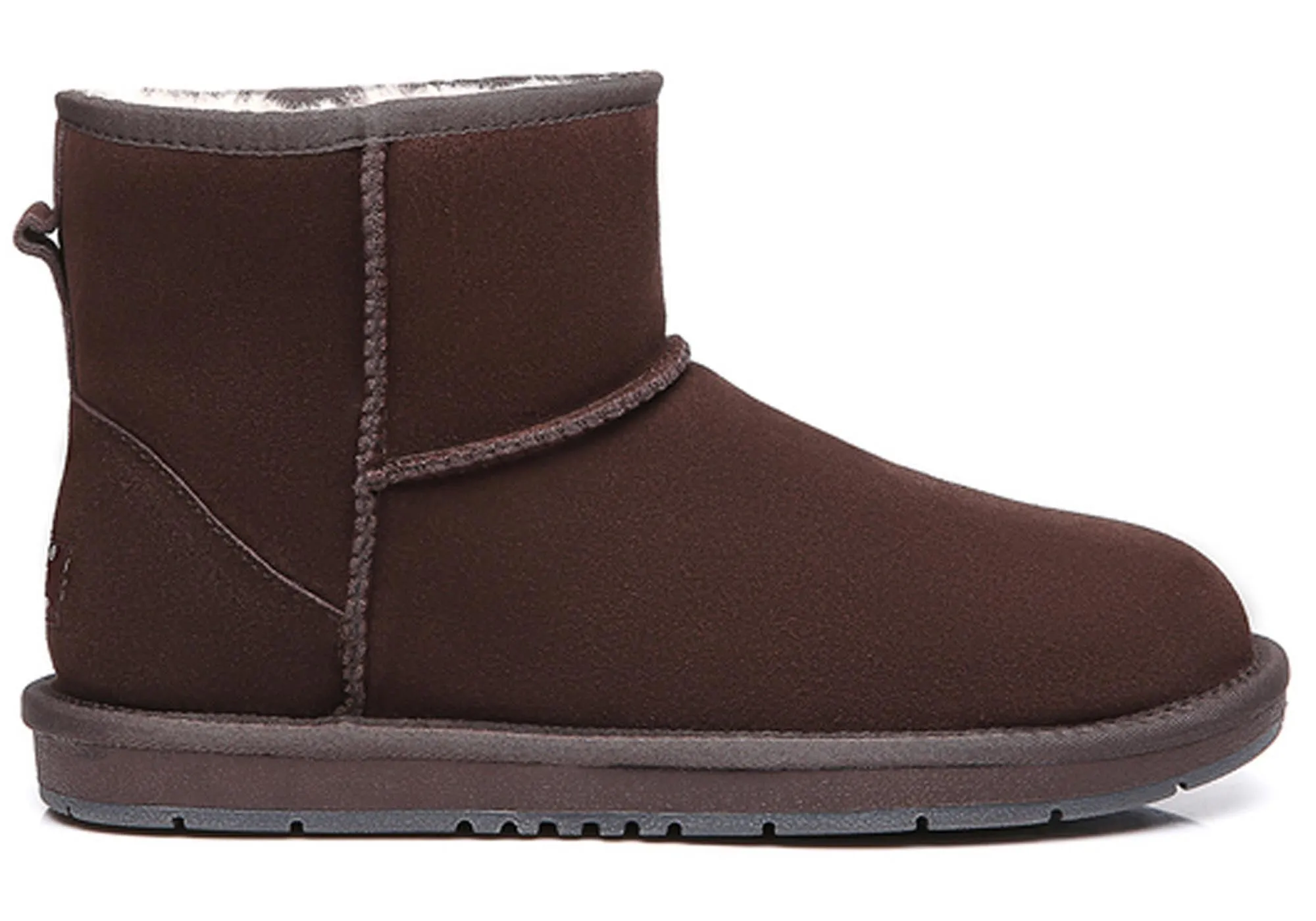 UGG Australian Shepherd Unisex Mini Classic Suede Ugg Boots Breathable Neutral Finish