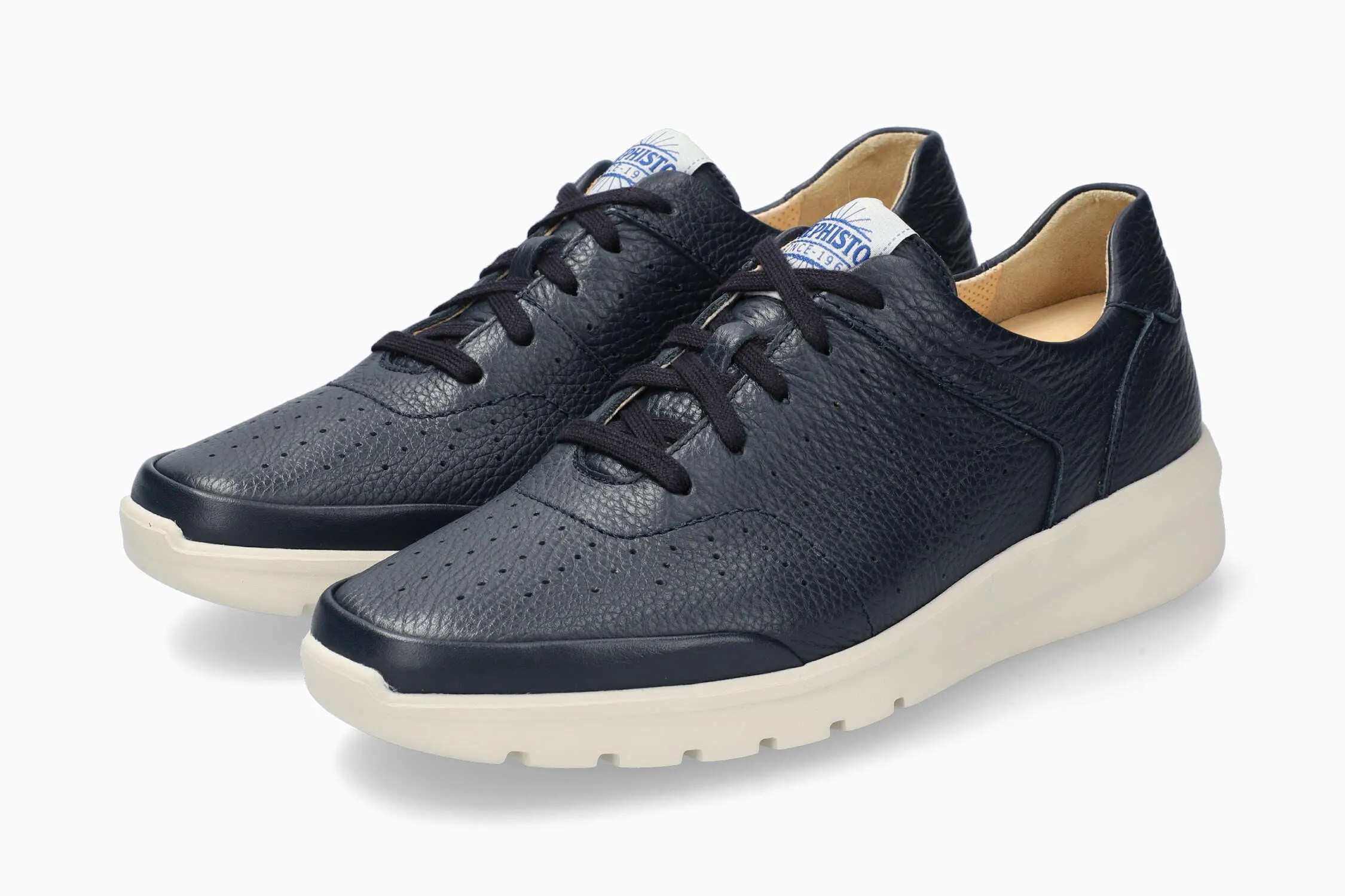 Waren Perf - Navy 1345 Leather Touch Soft Heel