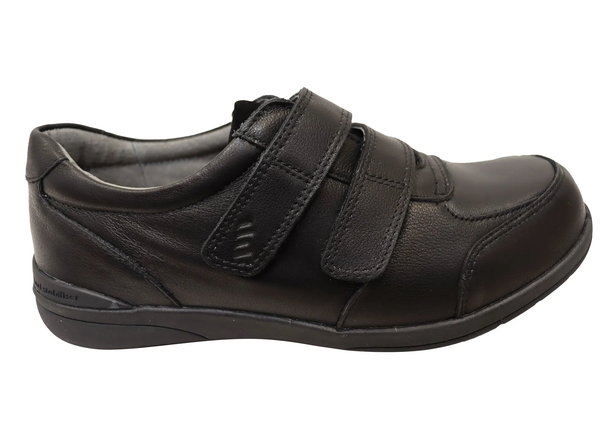 Homyped Womens Odette Strap Comfortable Extra Wide Leather Shoes Fairy Step