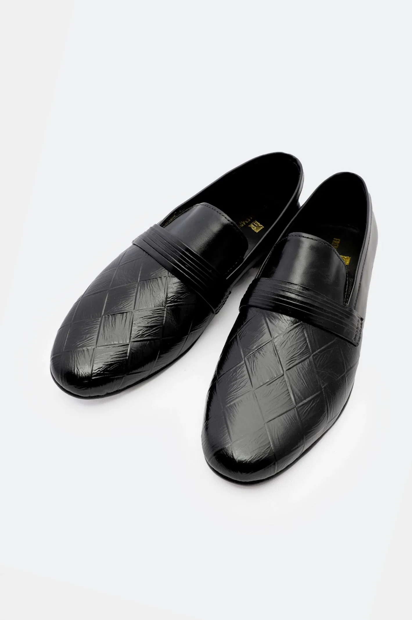 Bold Move Neutral Hue Formal Shoes For Men SKU: SMF-0266-BLACK