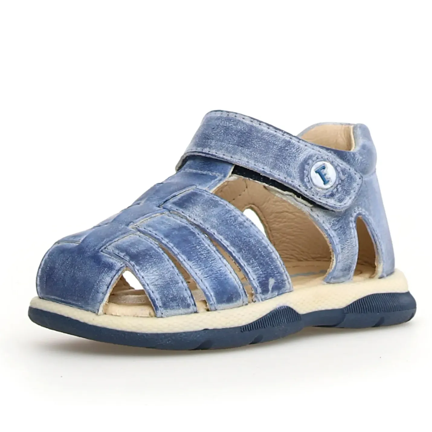 Falcotto Boy's Orsis Sandals - Azure At-Home Style