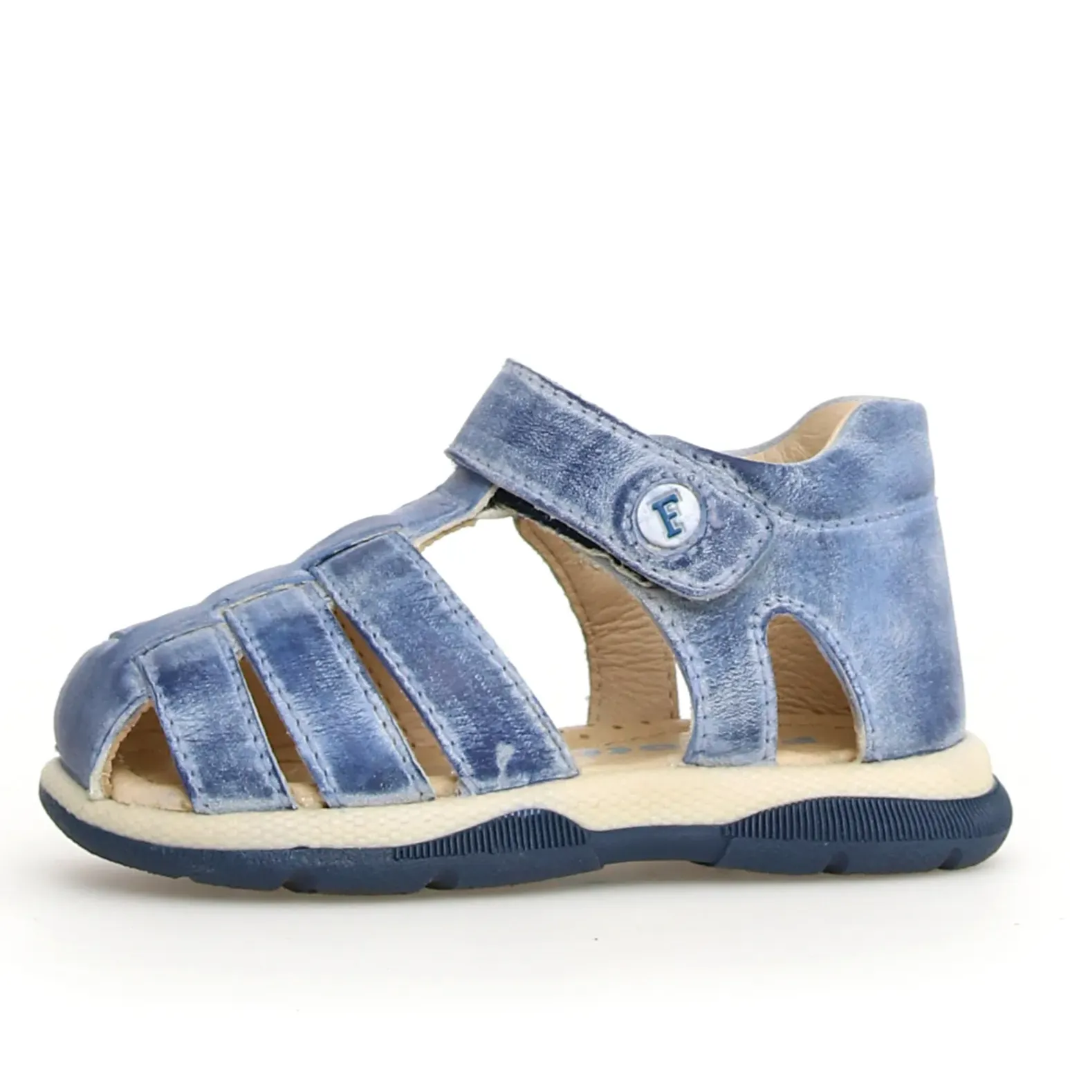 Grab And Go Breath Line Falcotto Boy's Orsis Sandals - Azure