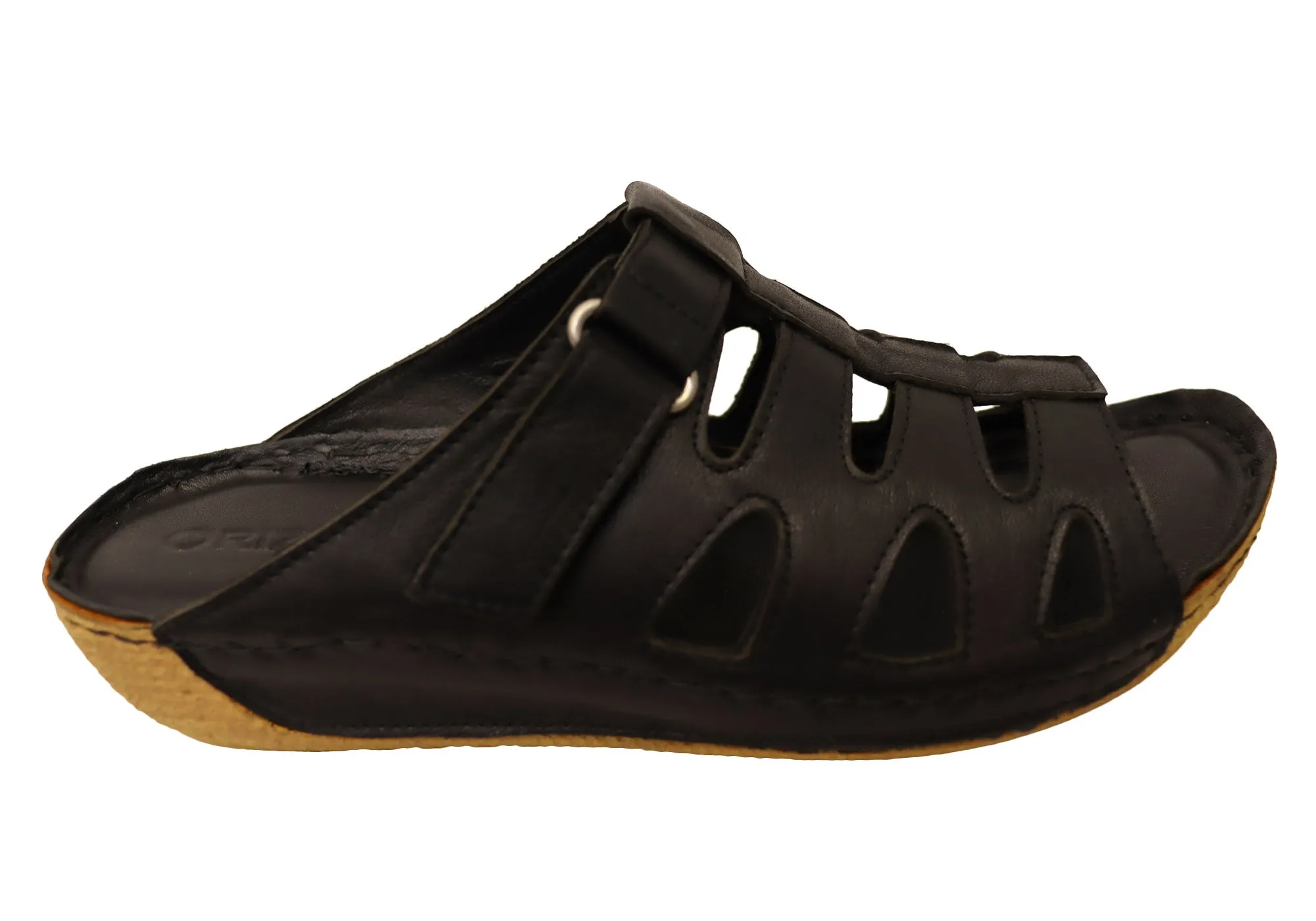 Tropical Mood Slip Guard Orizonte Panera Womens European Comfortable Leather Slides Sandals