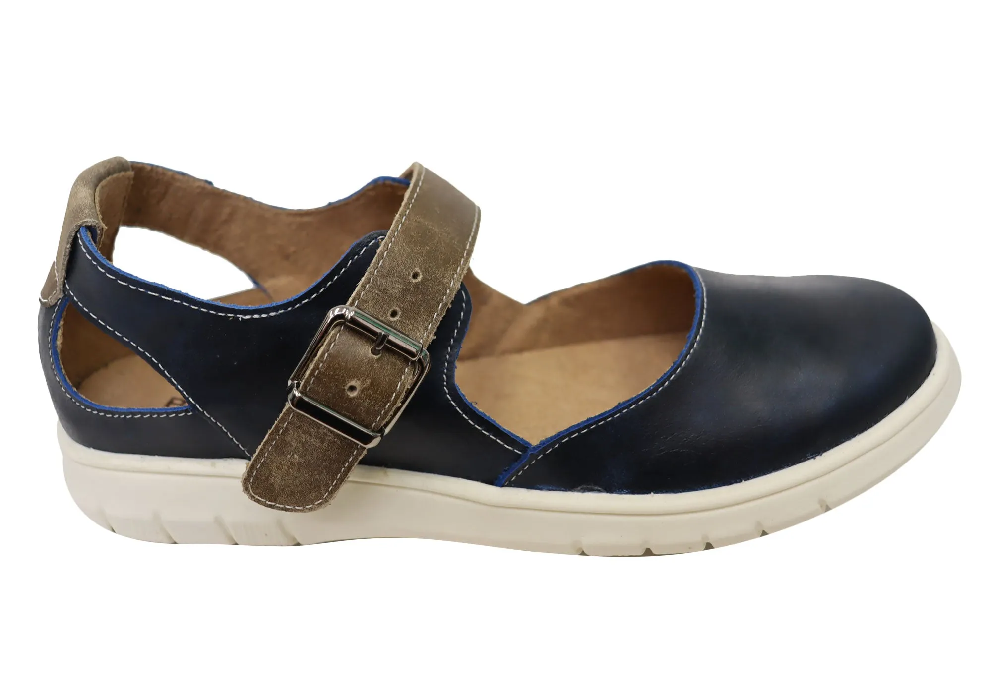 Storm Guard Brave Walk Balatore Paige Womens Comfortable Brazilian Mary Jane Leather Shoes