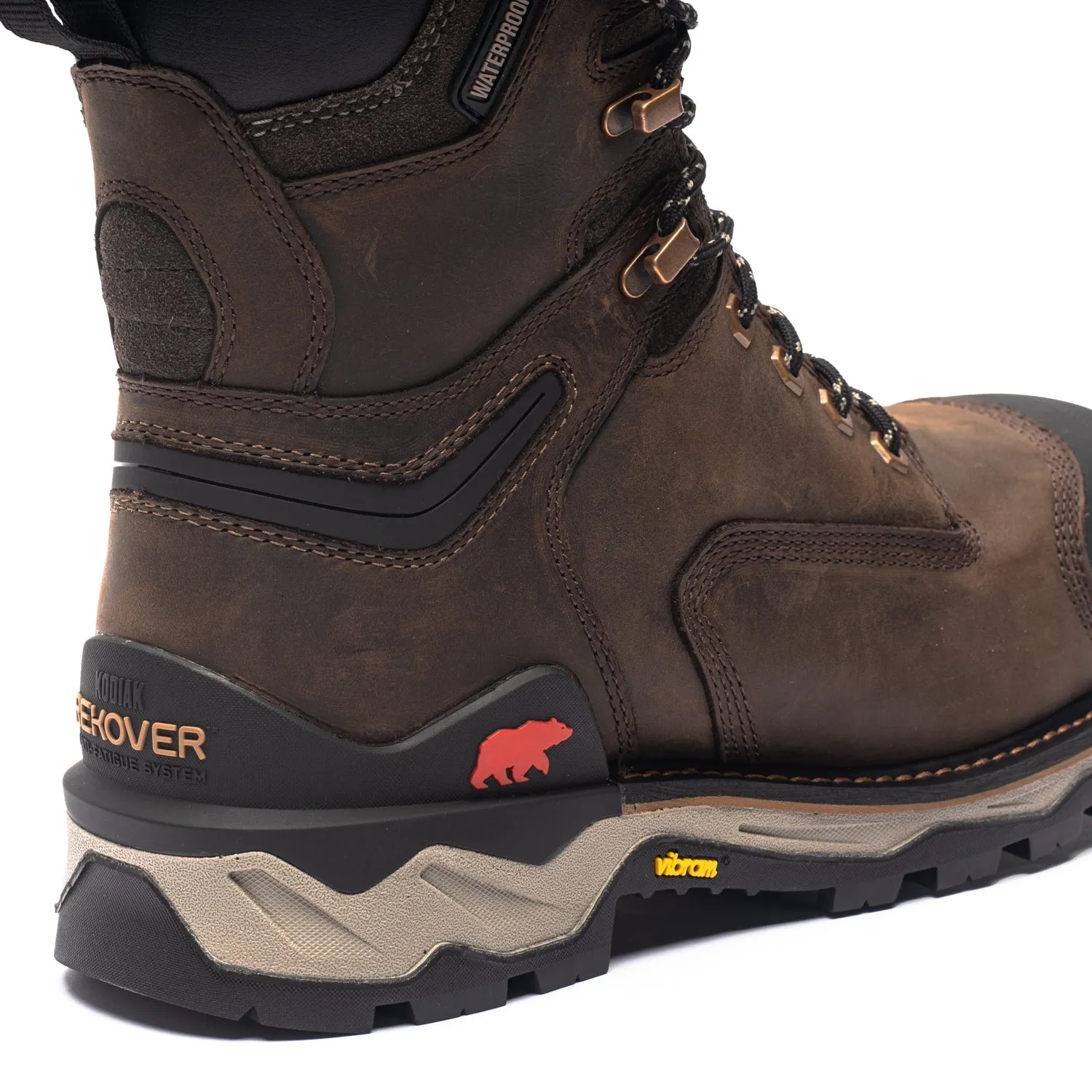 Neragon Men's 8" Composite Toe Work Boots 1304DB Easy Walk Country Side