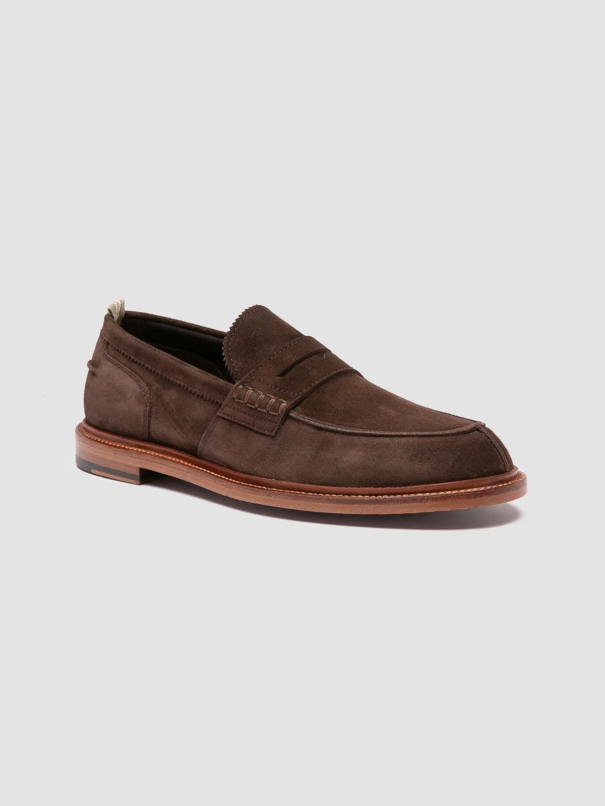 Festival Step Wear Anywhere SAX 001 - Brown Suede Penny Loafers