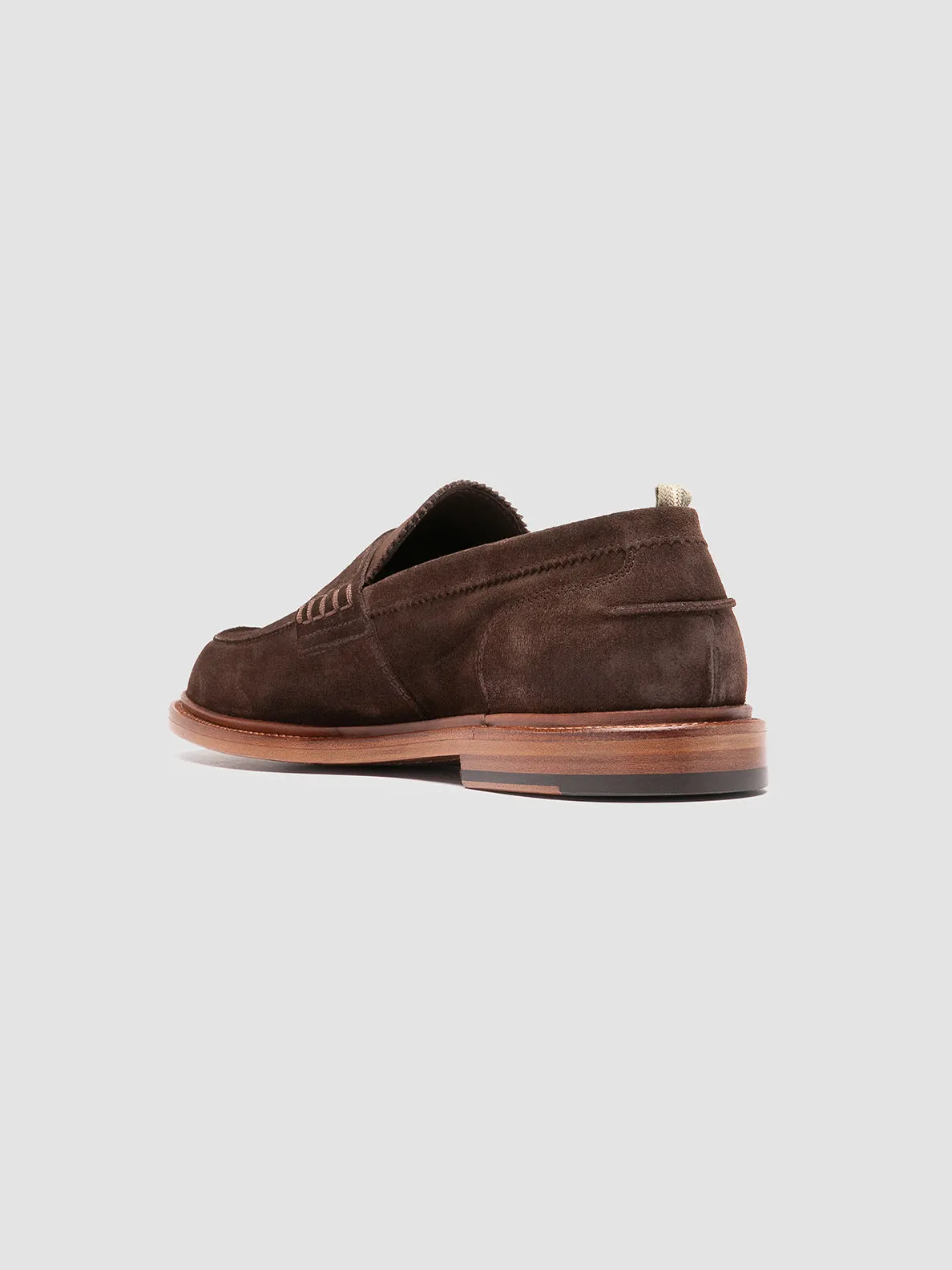 Dad Style SAX 001 - Brown Suede Penny Loafers