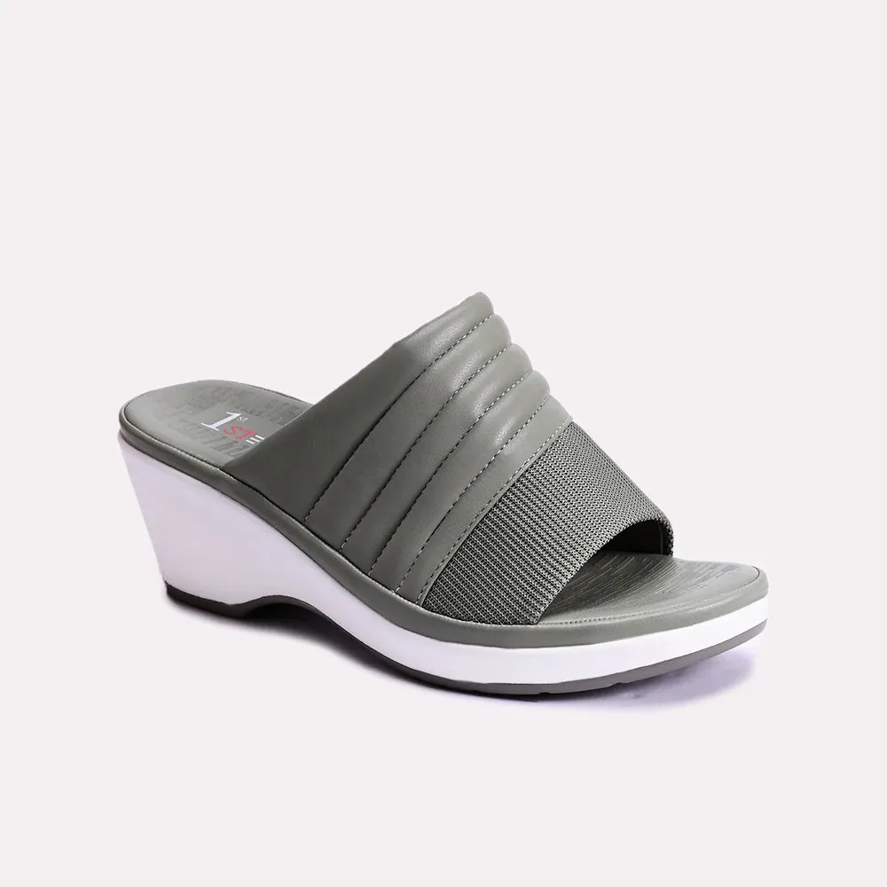 Quick Sandals Fit Cassie Green Heel Slippers 0412248