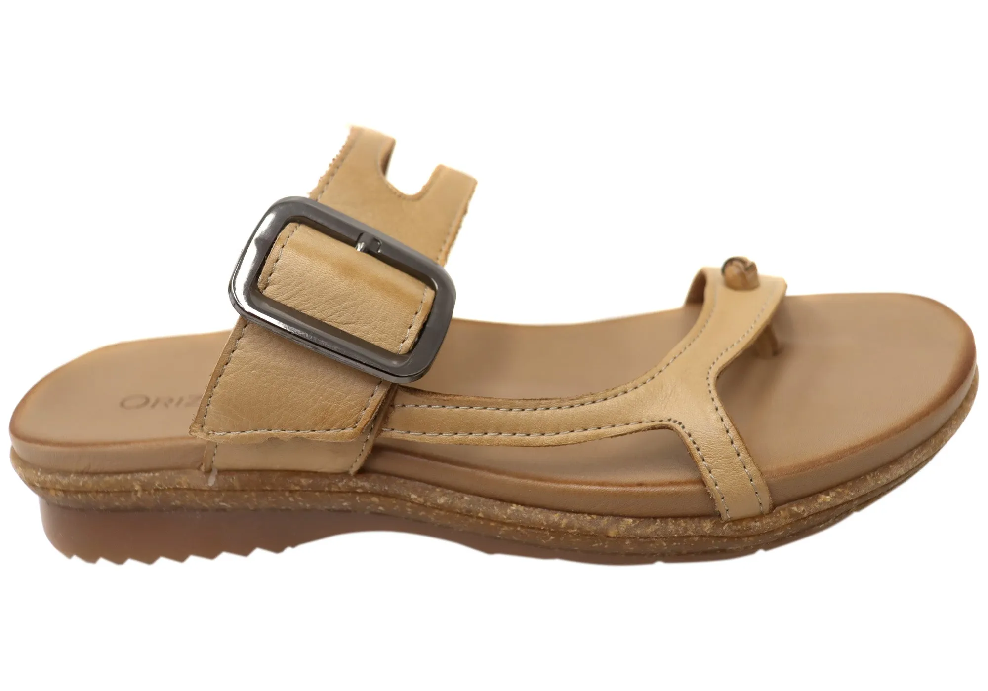 Durable Walking Trendy Footwear for Men Orizonte Balmaine Womens Comfortable European Leather Thongs Sandals