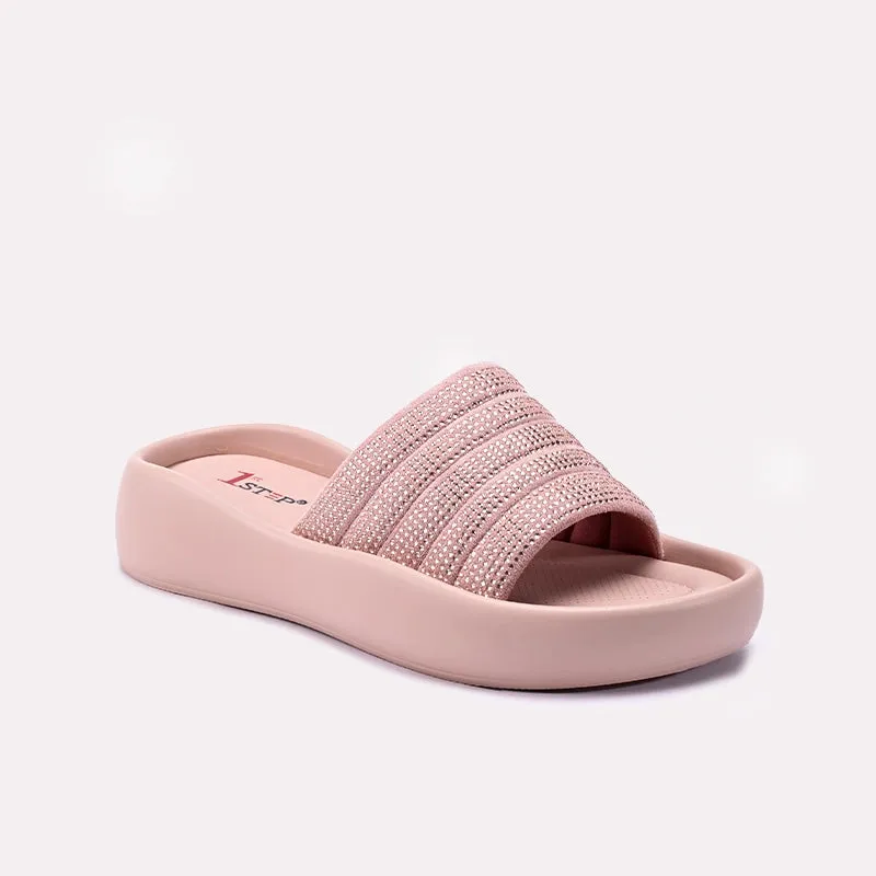 Energy Rise Young Mood Womens Pink Platform Slippers 0413360