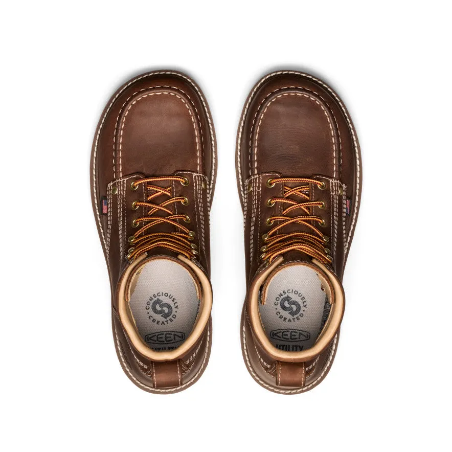Men's Liberty 6" Waterproof Boot (Carbon Toe)  |  Chestnut/Gum rubber