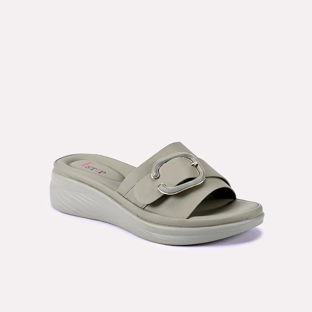 Maya Green Thick Sole Slippers 0412581 Expandable Easy Walk Slip