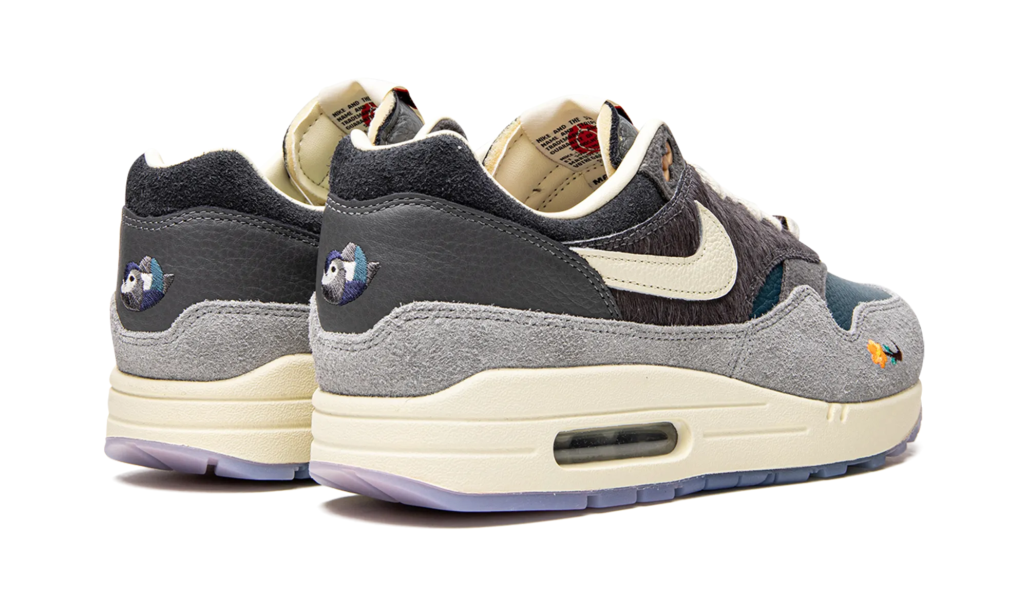 Air Max 1 "Kasina - Won-Ang Grey" Slip   resistant   sole Canvas Upper