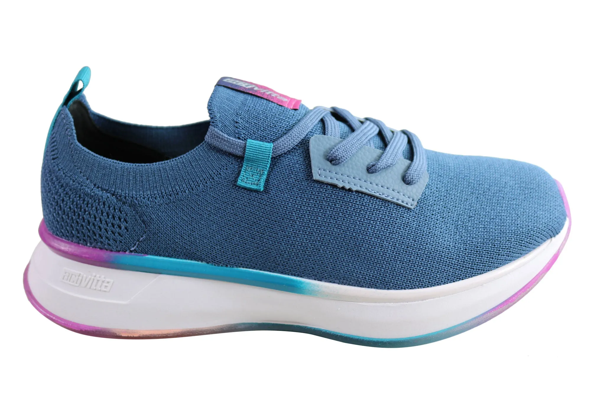 Actvitta Fonta Womens Comfort Cushioned Active Shoes Made In Brazil Trekking Fit