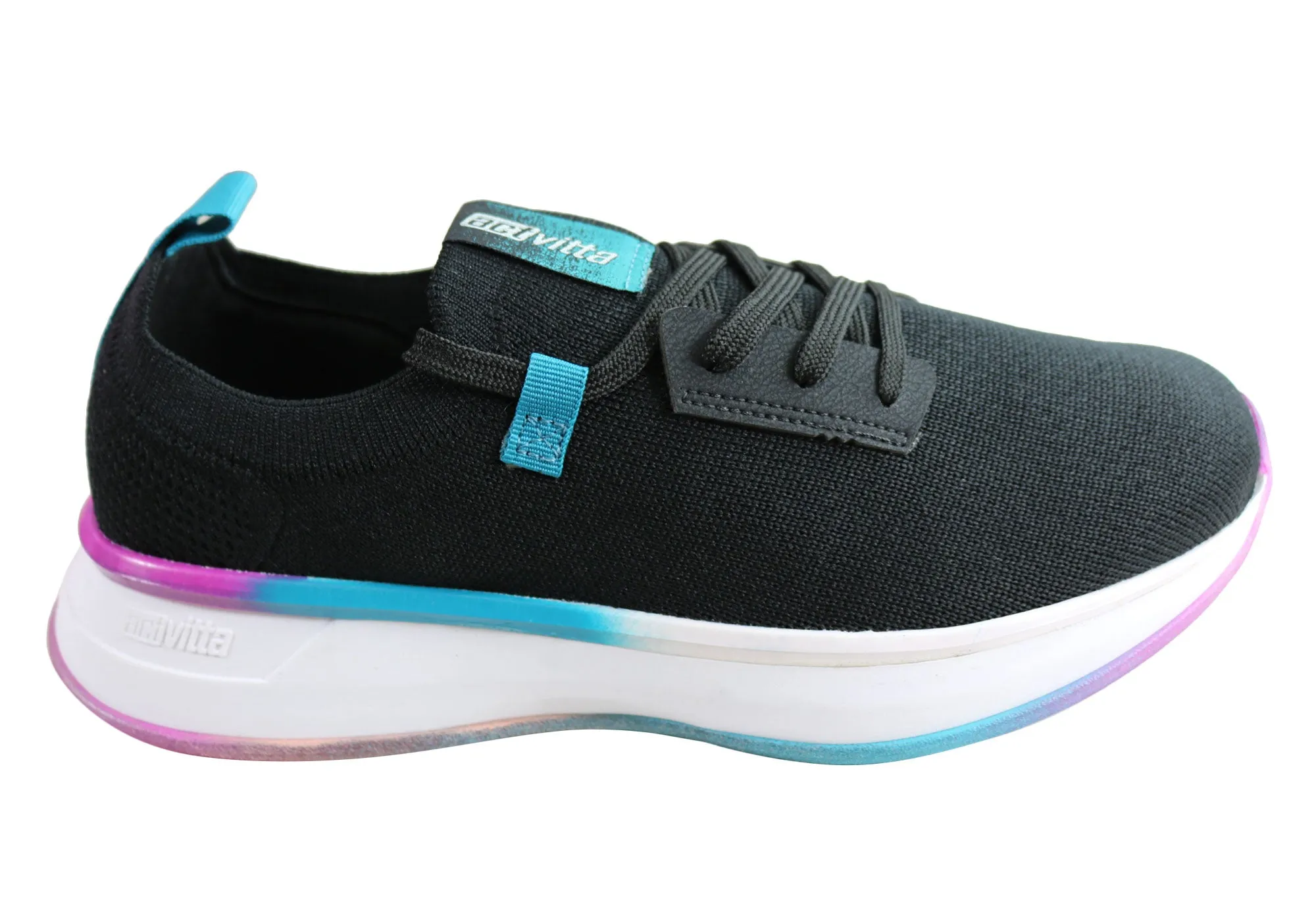 Actvitta Fonta Womens Comfort Cushioned Active Shoes Made In Brazil Casual Day Multi Directional Flex Grooves