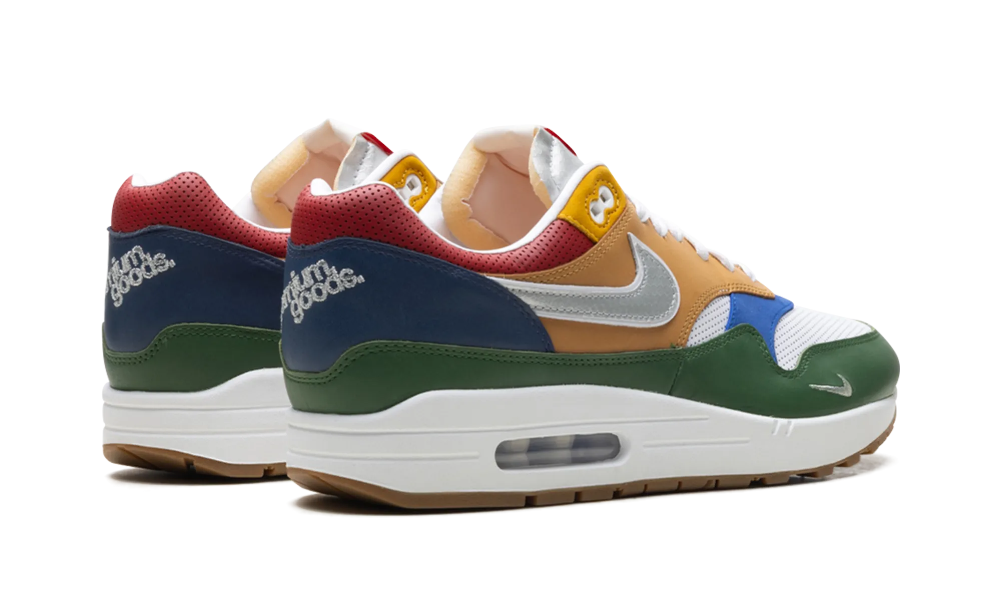 Easy Routine Light Run Air Max 1 "Premium Goods White Forest Green"