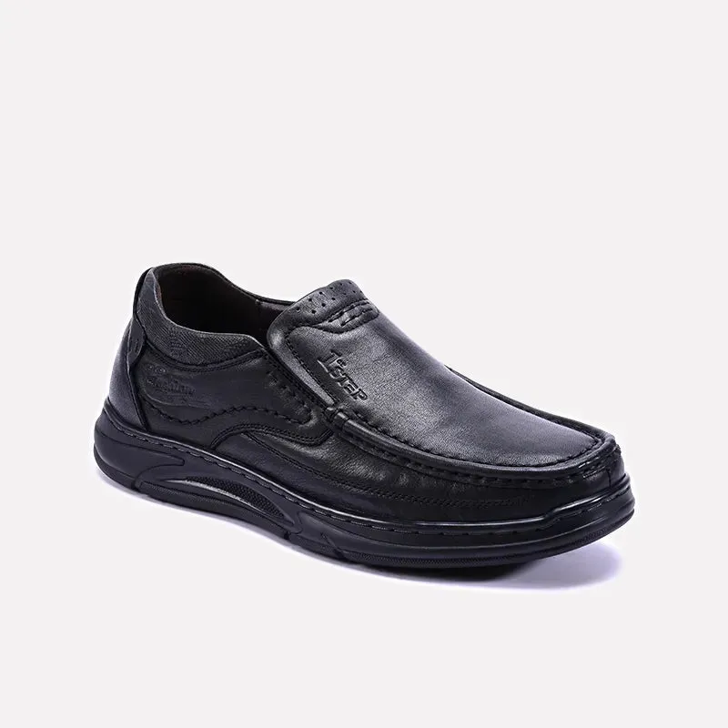 Neo Stride Black Casual Shoes 0160498 Strong Stride Lace   Up