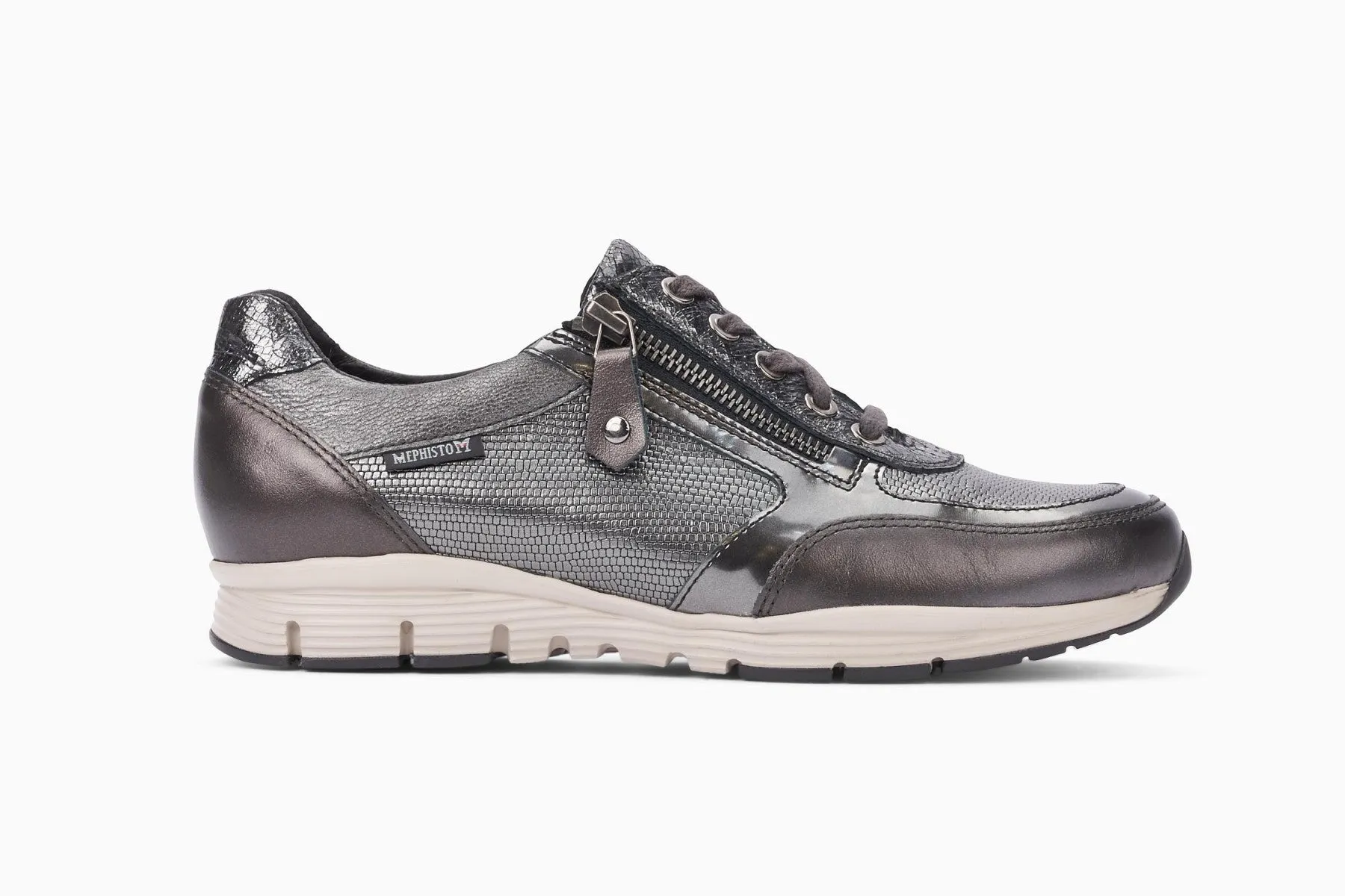 French Soft Shine Tone Ylona - Steel Grey