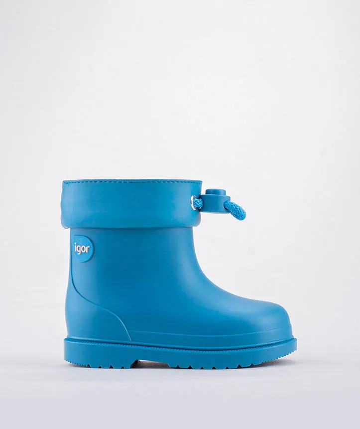 Igor Girl's and Boy's Bimbi Euri Boots - Azul Soft Leather