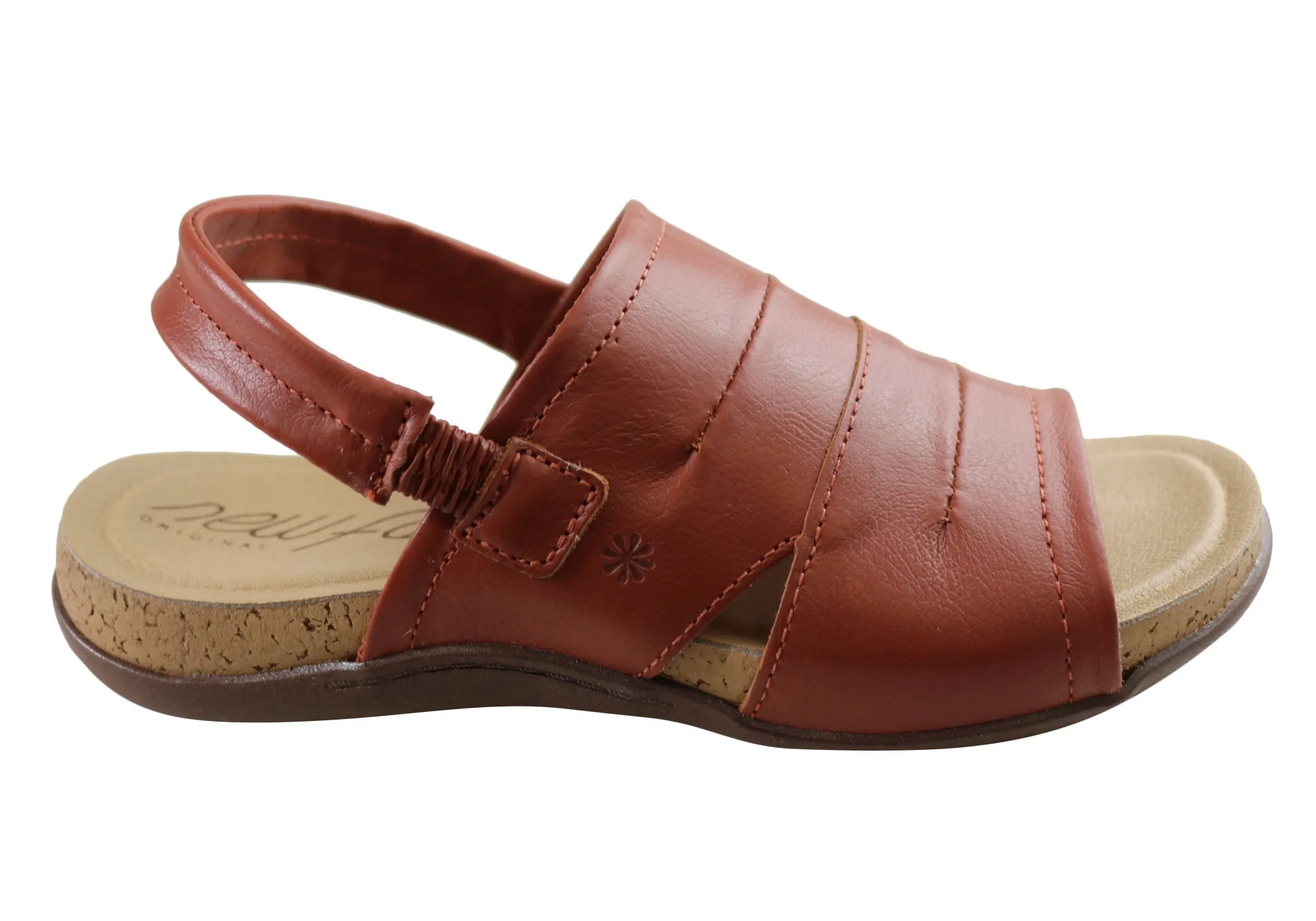 New Face Habour Womens Comfortable Leather Sandals Made In Brazil Total Ease